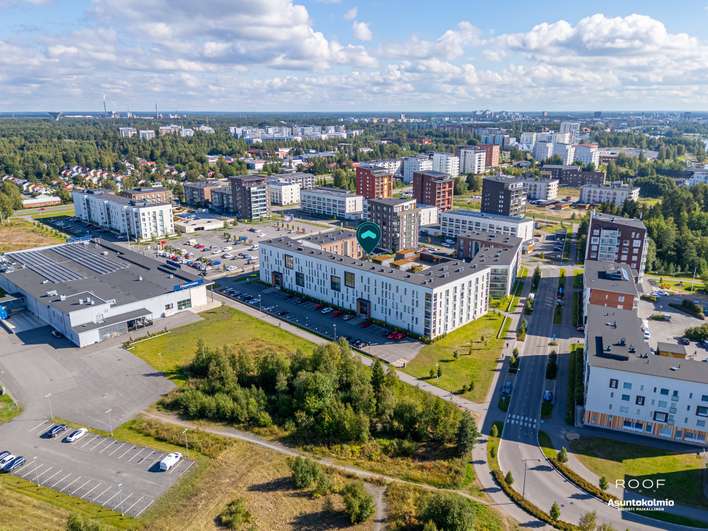 Kerrostalo, 2h,k,kph,lasitettu parveke, 44 m², Toppilansalmi, Oulu