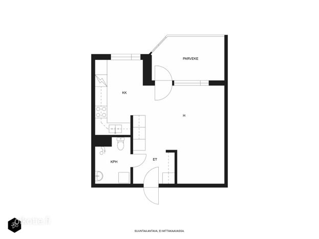 Kerrostalo – Espoo, Yhdyskunnanmäki, Leppävaara - Näkymä 2