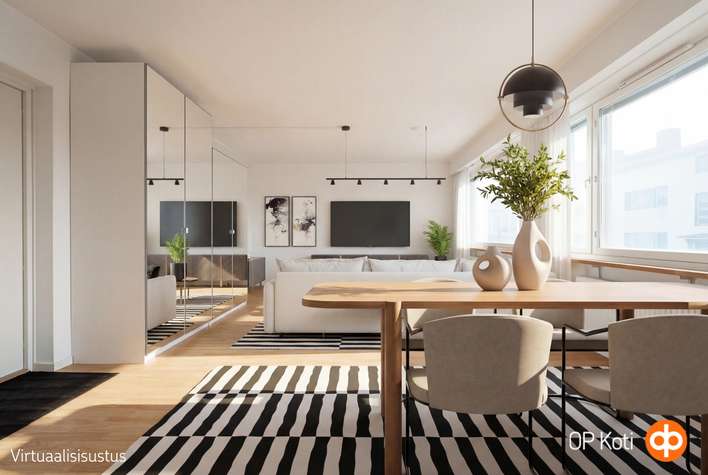 Kerrostalo, 2h,avok,kph,s,vh, 50,5 m², Keskusta