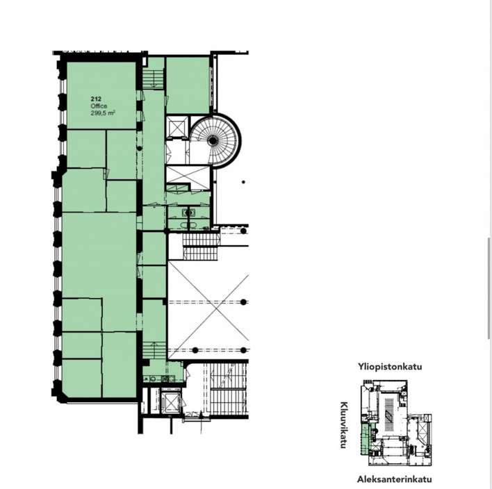 Liiketila, 299 m², Kluuvi - View 3