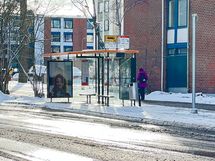 Bussipysäkki Lammaskuja 200mn päässä.