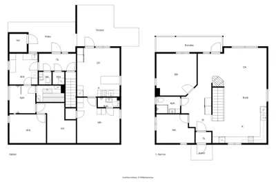 Omakotitalo, 4h, k, kph, ph, s, khh, wc, askih, var., 136/205 m², Kaskela - View 2
