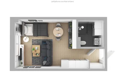 Kerrostalo, 1h+kt, 29 m², Suurpelto - View 3