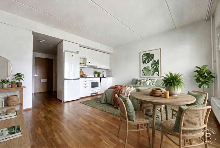 Kerrostalo, 1h + kt, 28,5 m², Asola, Vantaa