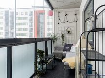 Iso lasitettu parveke