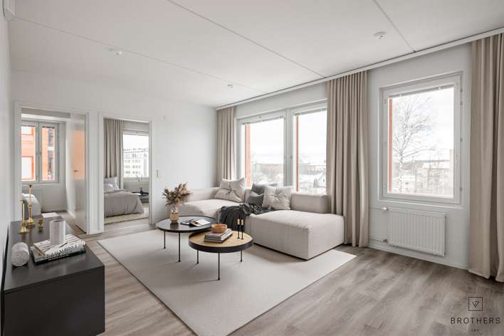Kerrostalo, 3h+kt+ranskalainen parveke , 50 m², Hyrylä, Tuusula
