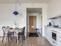 Malliasunto A49, 56 m2, 3h+kt, Keittiö ja ruokatila