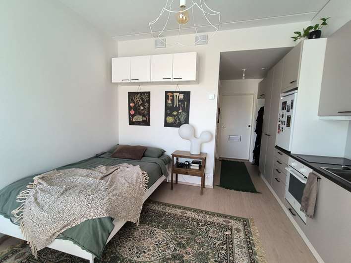 Kerrostalo, 1h + k + parveke/terassi, 22 m², Härmälänranta, Tampere