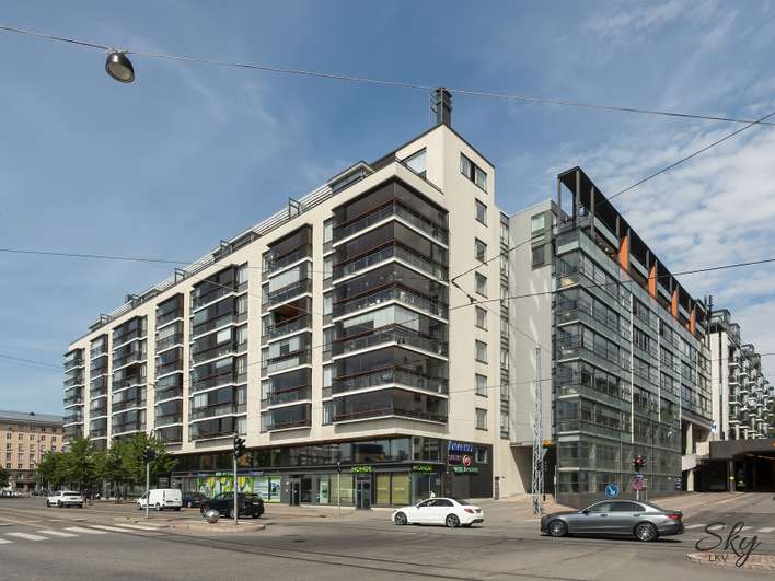Kerrostalo, 3h+avok+s+lasitettu parveke, 76 m², Punavuori, Helsinki