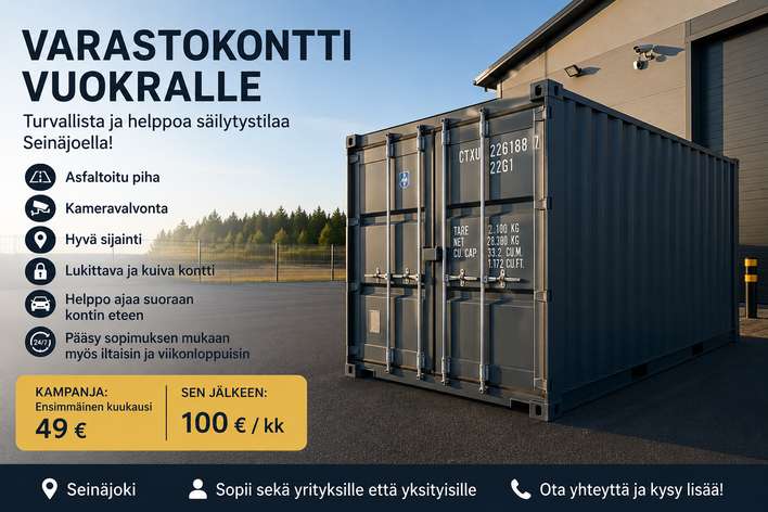Liiketila, 14 m², Kapernaumi, Seinäjoki