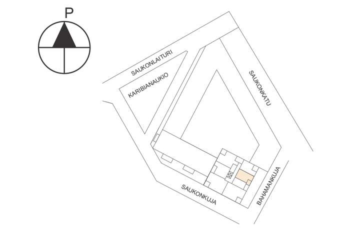 Kerrostalo, 2h+kt+s, 49,5 m², Jätkäsaari - Näkymä 3