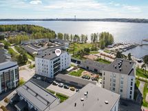 Sijainti upea Halkoniemen satamassa, ja näkymät yli Näsijärven mykistävät!