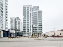 Talossa on kuivaushuone asukkaiden käytössä.