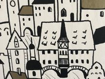 Makuuhuoneen hauska tapetti