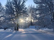 Lunta ja tunnelmaa riittää