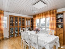 Tilaa isolle ruokapöydälle ja perhejuhlille