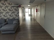 Käytävätila työhuoneisiin
