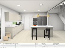 Keittiö, havainnekuva