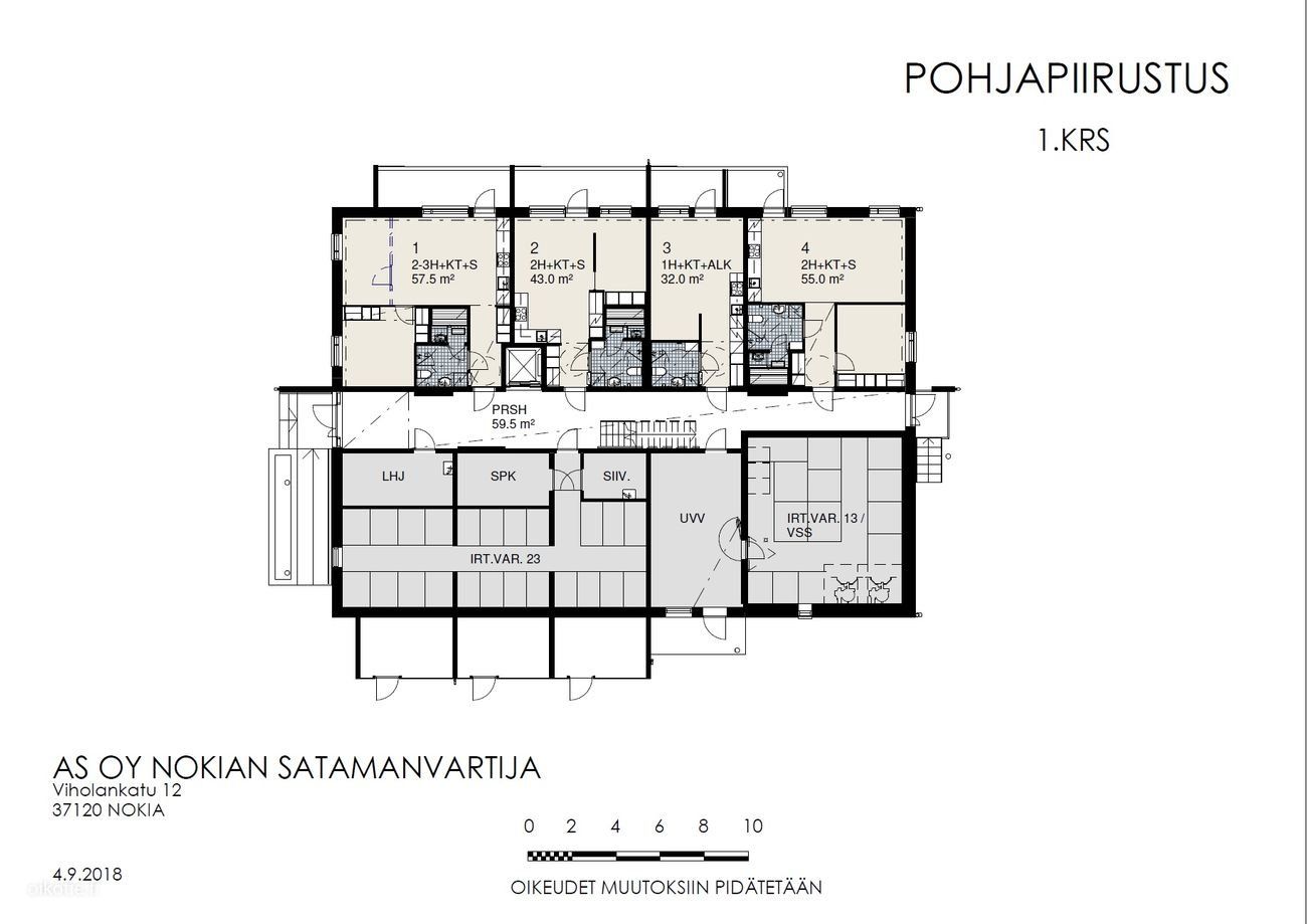 Kerrostalo, 2h + k + parveke/terassi, 49 m², Vihola - More