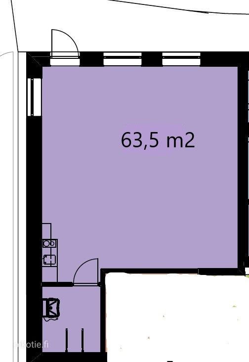 Toimitila, 63,5 m², Jätkäsaari - View 4