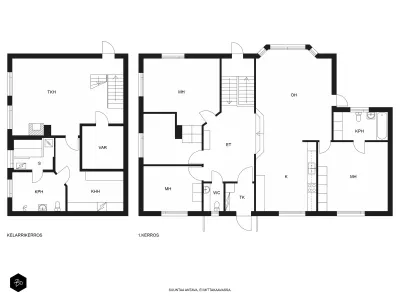 Omakotitalo, Oh, k, 4mh, 3wc, s, khh, työhuone, terassi, 218/272 m², Viljakkala - View 3