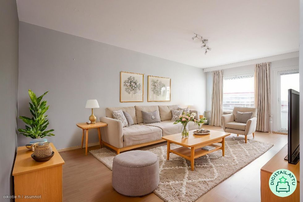 Olohuone Digi-stailattu