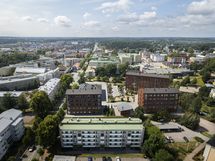 Visualisointikuvassa taiteilijan näkemys Porvoon uudesta korttelista Energifabriken.