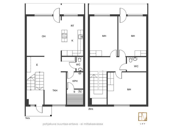 Rivitalo, 4h, avok. takkahuone, kph/s, 2xwc, p., terassi/piha, 110 m², Höytämö - Näkymä 4