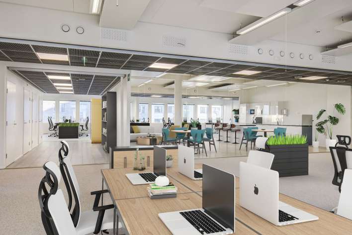 Liiketila, 1 055 m², Kalasatama - Näkymä 2