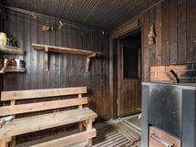 Pihasaunan sisätiloja
