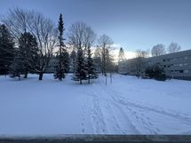 Näkymä parvekkeelta.