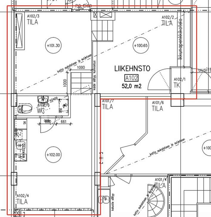 Liiketila, 52,5 m², Keski-Lahti - Näkymä 3
