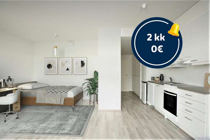 Kerrostalo, 1 H + KT + ALKOVI, 36,5 m², Pajala, Järvenpää