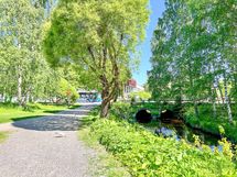 Alueella ihanat ulkoilumaastot.