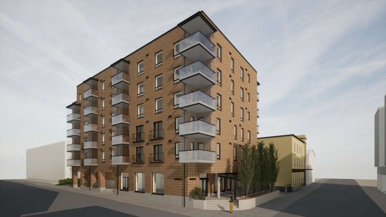 Kerrostalo, 2h,kt, 39 m², Keskusta - Näkymä 4