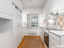 Kompaktissa keittiössä kaikki tarvittava