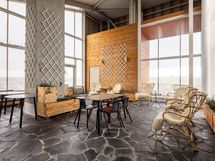 Taloyhtiön kylmä takkahuone 10.krs