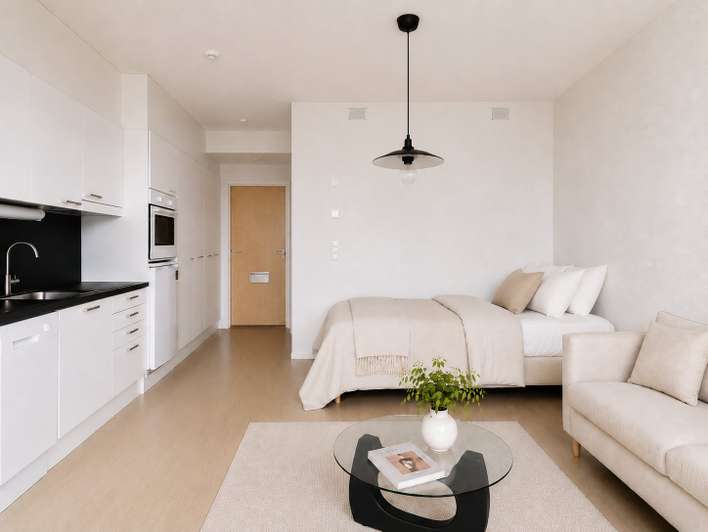 Kerrostalo, 1h+k+kph+las. parv, 26,5 m², Finnoo – pohled 3