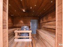 Yhtiön upea sauna- ja uima-allastila