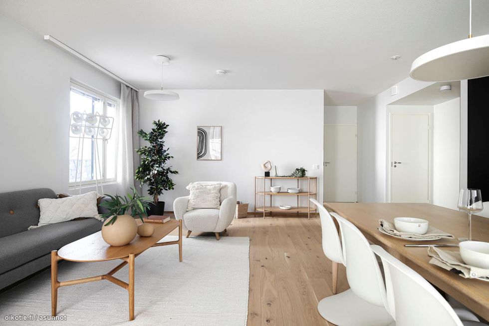 Stailattu malliasunto B3, 3h,+kt+s, 81 m², 2/6. krs