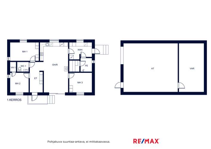 Omakotitalo, 3mh+k/oh+khh+psh+wc+at+varasto, 103,2 m², Päiväkumpu - Näkymä 2