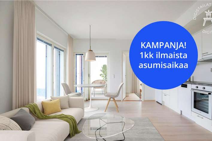 Kerrostalo, 3H+KT+P, 57 m², Herttuankulma, Turku
