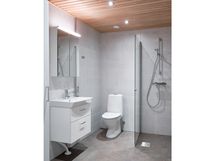 Asunnon A22 kylpyhuone, materiaalit saattavat poiketa ko. asunnossa