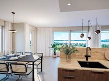 A 38 | 82,5 m² |  3-4h+kt+khh+s | Visualisointi | Ullakkohuoneisto