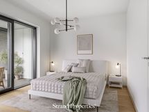 Päämakuhuone jossa parveke