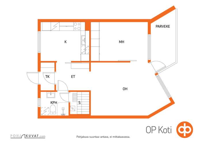 Muu, 2h, k, kh, s, parv., 51 m², Taulumäki - Näkymä 2