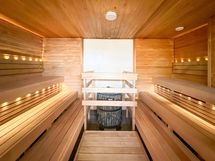 Taloyhtiön saunassa saat makoisat löylyt.