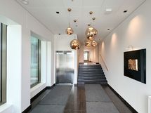 Kultahöyhenen aula pääsisäänkäynti