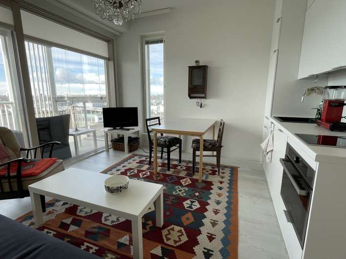 Kerrostalo, 1h + k + parveke/terassi, 30 m², Keskusta, Oulu