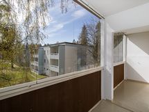 Parveke on tilava!